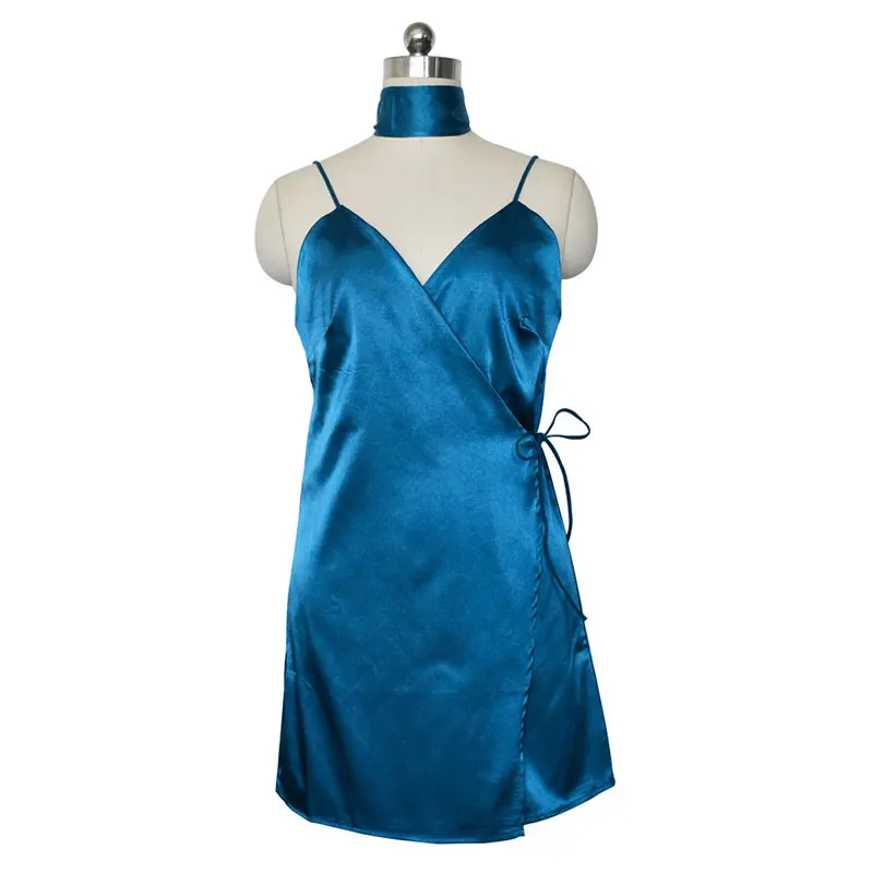 Женские атласные вечерние платья CR бордовое Клубное платье с глубоким v образным