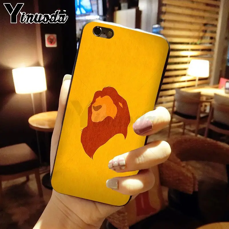 Yinuoda Hakuna Matata The Lion King фото мягкий чехол для iPhone 5 5Sx 6 7 7plus 8 8Plus X XS MAX XR | Мобильные