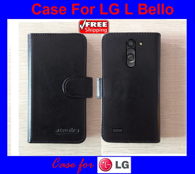Высококачественный новый оригинальный чехол для LG L Bello кожаный флип телефона с