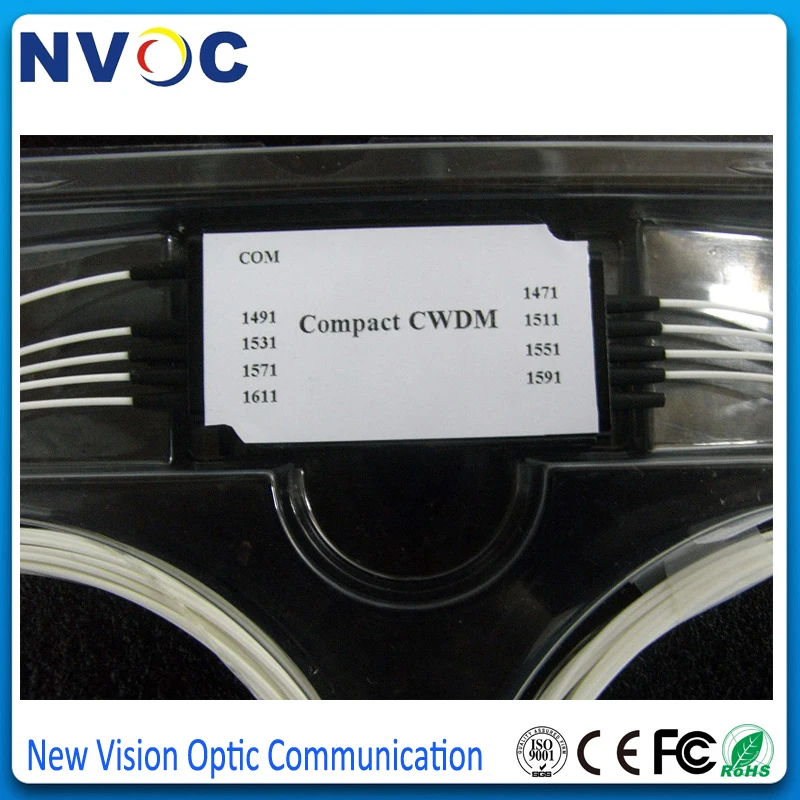 1*8 CCWDM Волоконно Оптический Компактный CWDM Mux или Demux модуль 8 Ch Compact без разъема с UPG