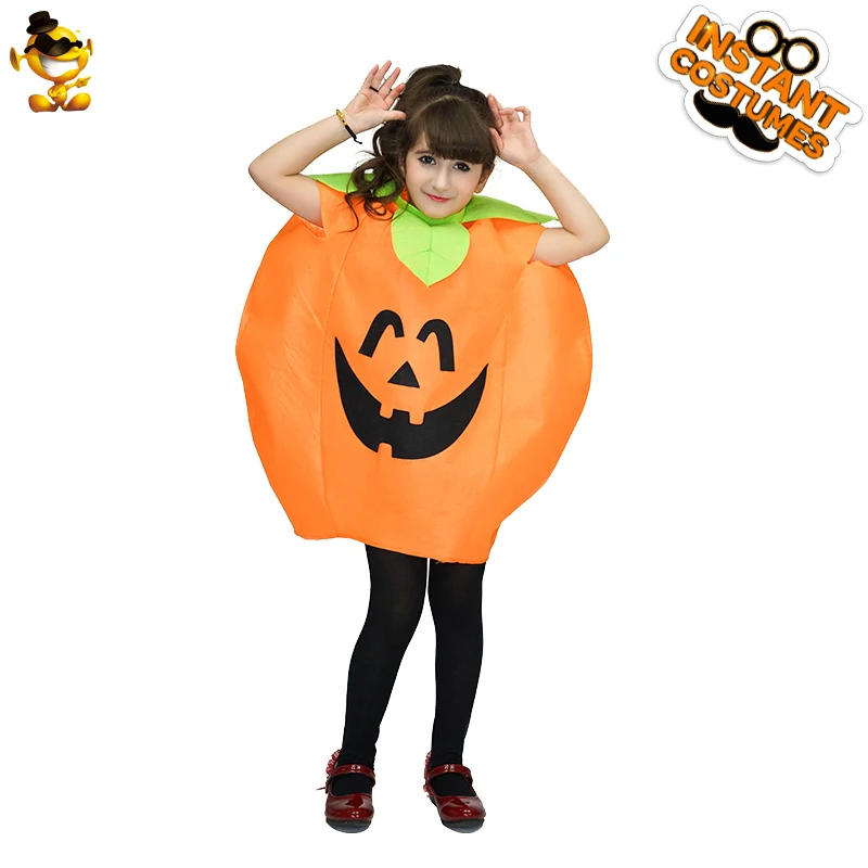 

DSPLAY Girls New Design Cute pumpkin lantern Fancy Suit Costume Cosplay Outfit for Carnival Halloween Party