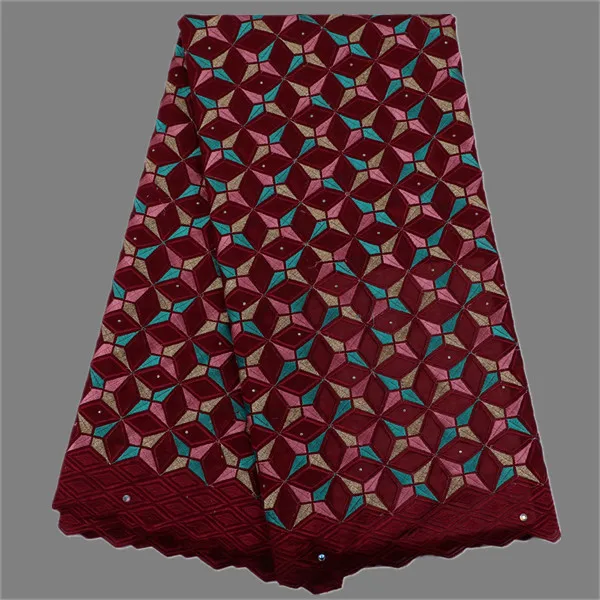 Excellent African apparel material nice wedding lace fabric 5 Yards 100% cotton Swiss voile MCL15(5yards/pc) | Дом и сад