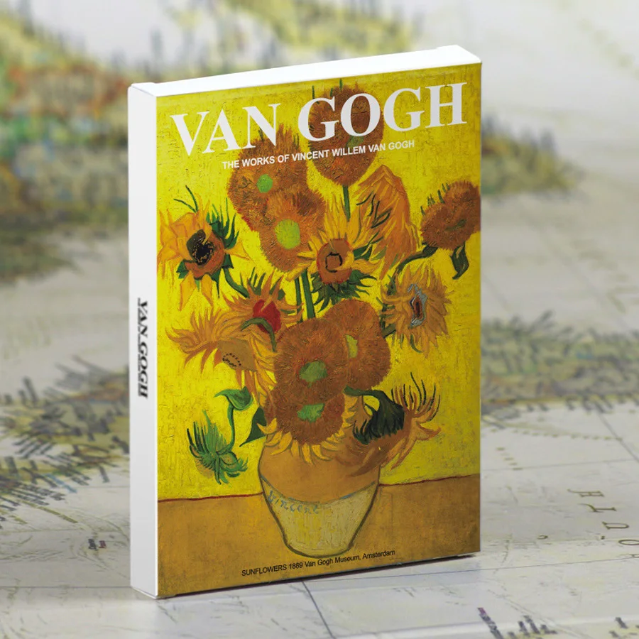 

30 sheets/ lotT Van Gogh Oil Painting Postcards vintage Greeting wish Card Fashion Gift Merry Christmas Card