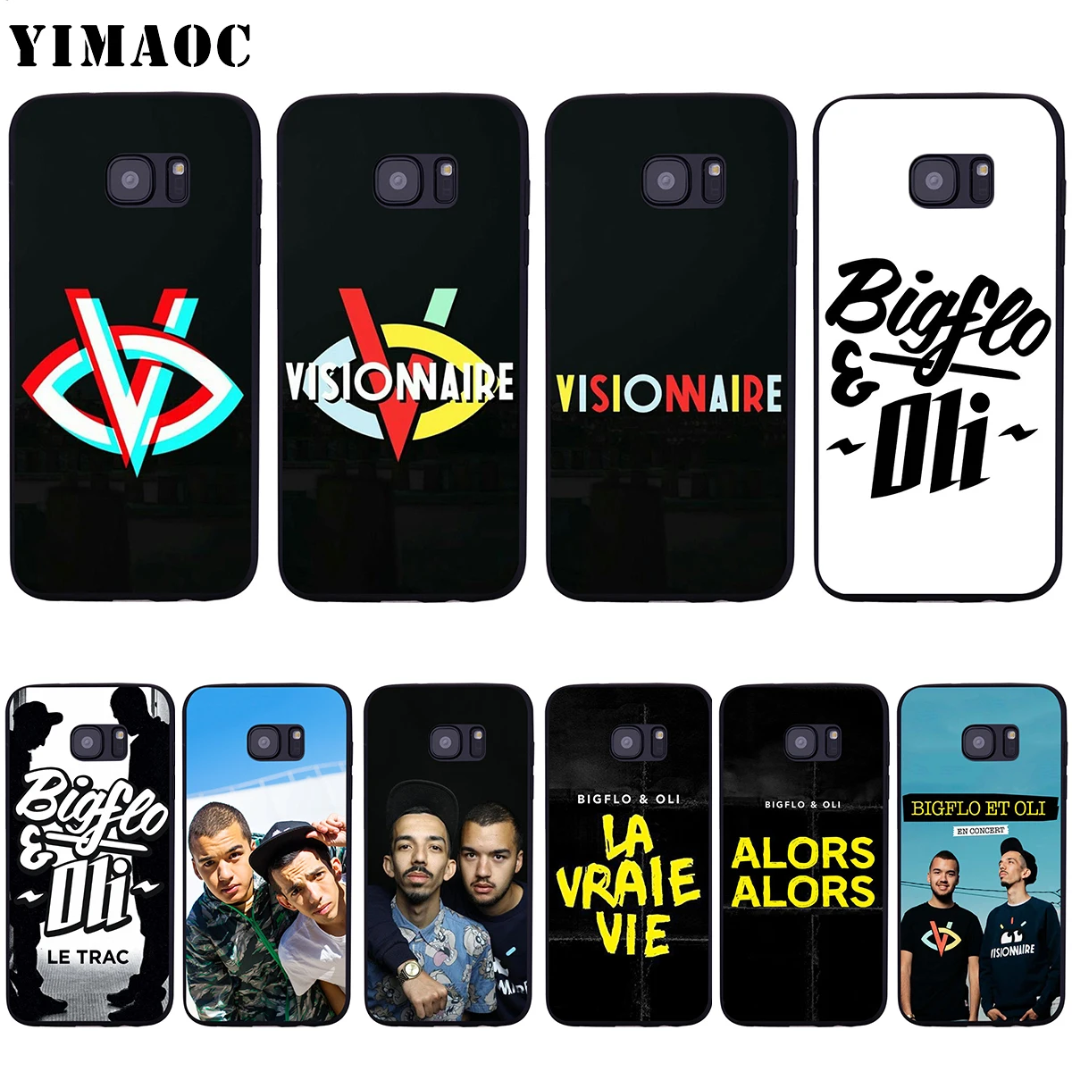 Мягкий силиконовый чехол YIMAOC Bigflo &amp Oli для Samsung Galaxy S6 S7 Edge S8 S9 Plus A3 A5 A6 Note 8 9 |