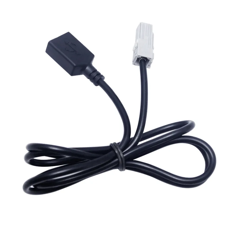 Car Aux Audio Input Wire Original Plug To USB Cable Adapter Conector For Toyota RAV4 EZ Verso Camry Yaris Lexus ES350 CAS023 | Автомобили