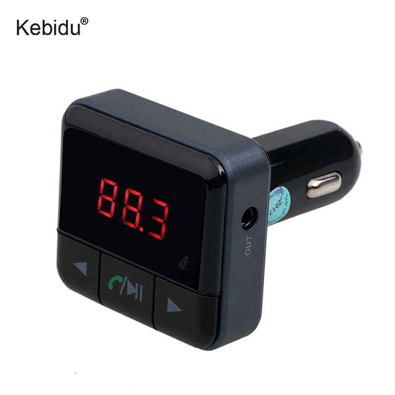 FM трансмиттер Kebidu с Bluetooth автомобильный комплект громкой связи музыкальный mp3