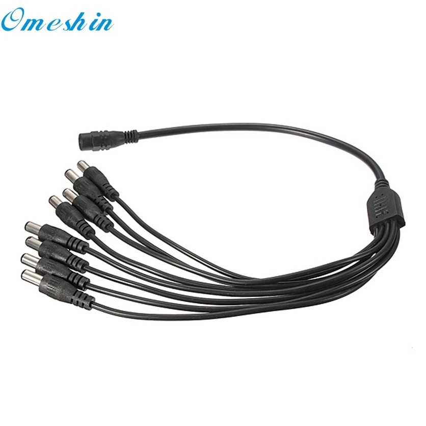OMESHIN заводская цена 8-канальный силовой кабель сплиттер Для Secuirty System Camera DC 1 Female to 8