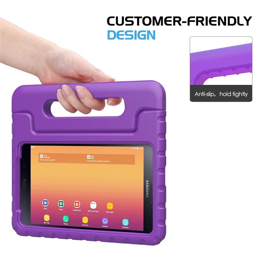Eagwell, детский противоударный чехол для samsung Galaxy Tab A, 8,0 дюймов, SM-T380, T385,, EVA Foam, чехол для планшета, чехол с ручкой и подставкой