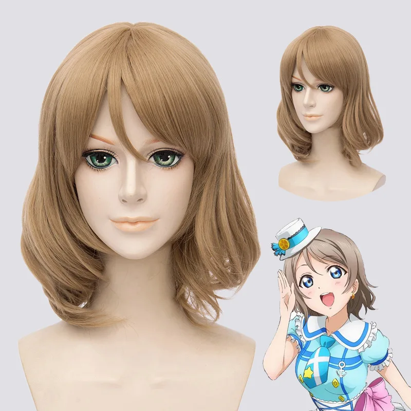 Милый! Солнечный свет! Костюм для косплея Aqours Mijyuku Mijuku Watanabe You платье с розовым