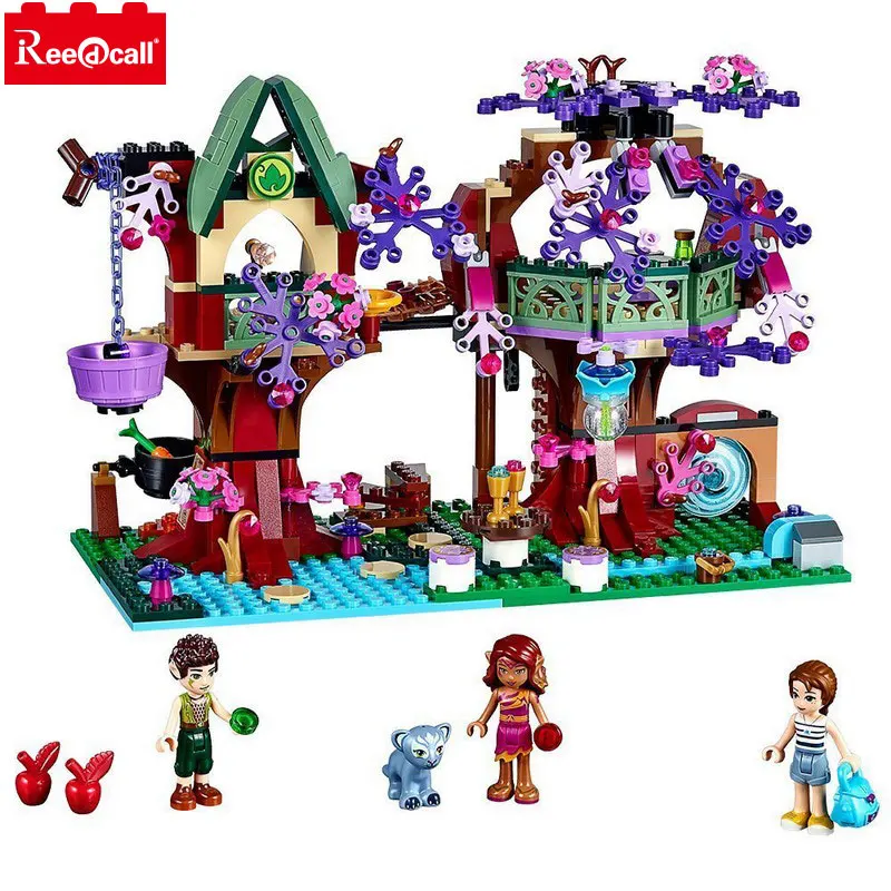 Bela Elves The Treetop Hideaway 41075 модель строительные блоки Дети DIY Кирпичи игрушки для детей