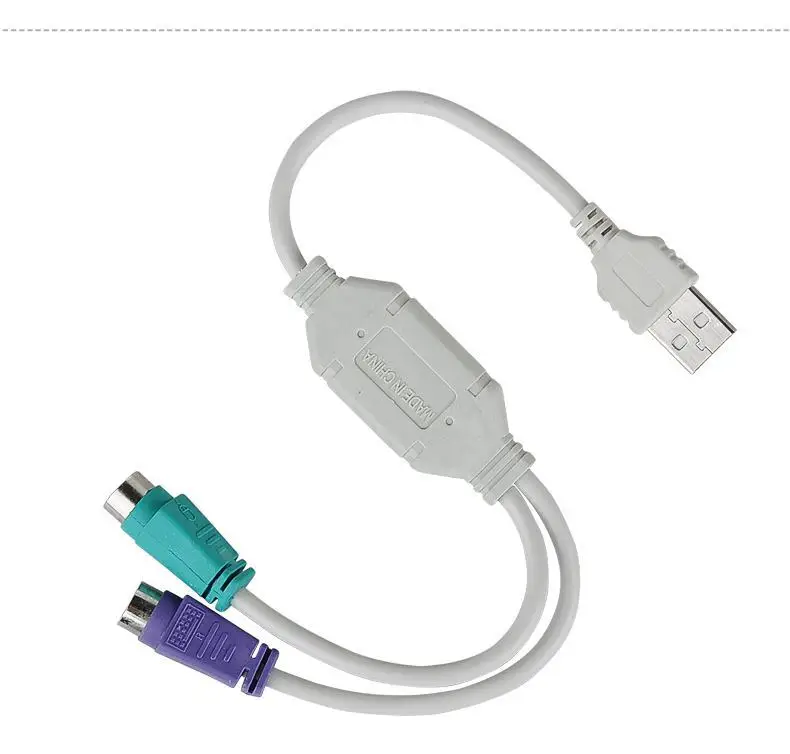 1000 шт. высококачественный адаптер USB для PS/2 кабеля | Электроника