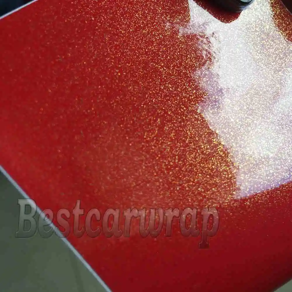 Глянцевая блестящая виниловая переключатель оранжевого и золотого цвета для