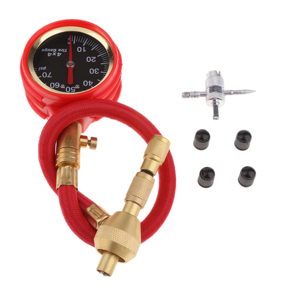 Adjustable Automatic Tire Tyre Deflator Kits with Valve Caps &amp Cores Tool for Automobile Auto Car Truck |