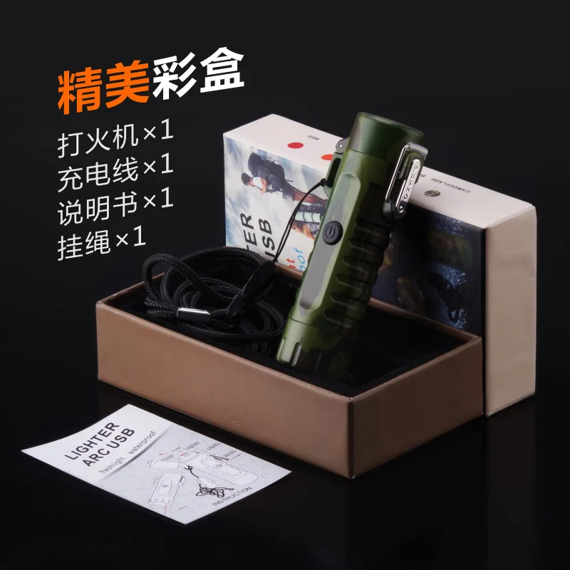 Новинка 2019 уличный фонарь для кемпинга ветронепроницаемая зажигалка с двойной