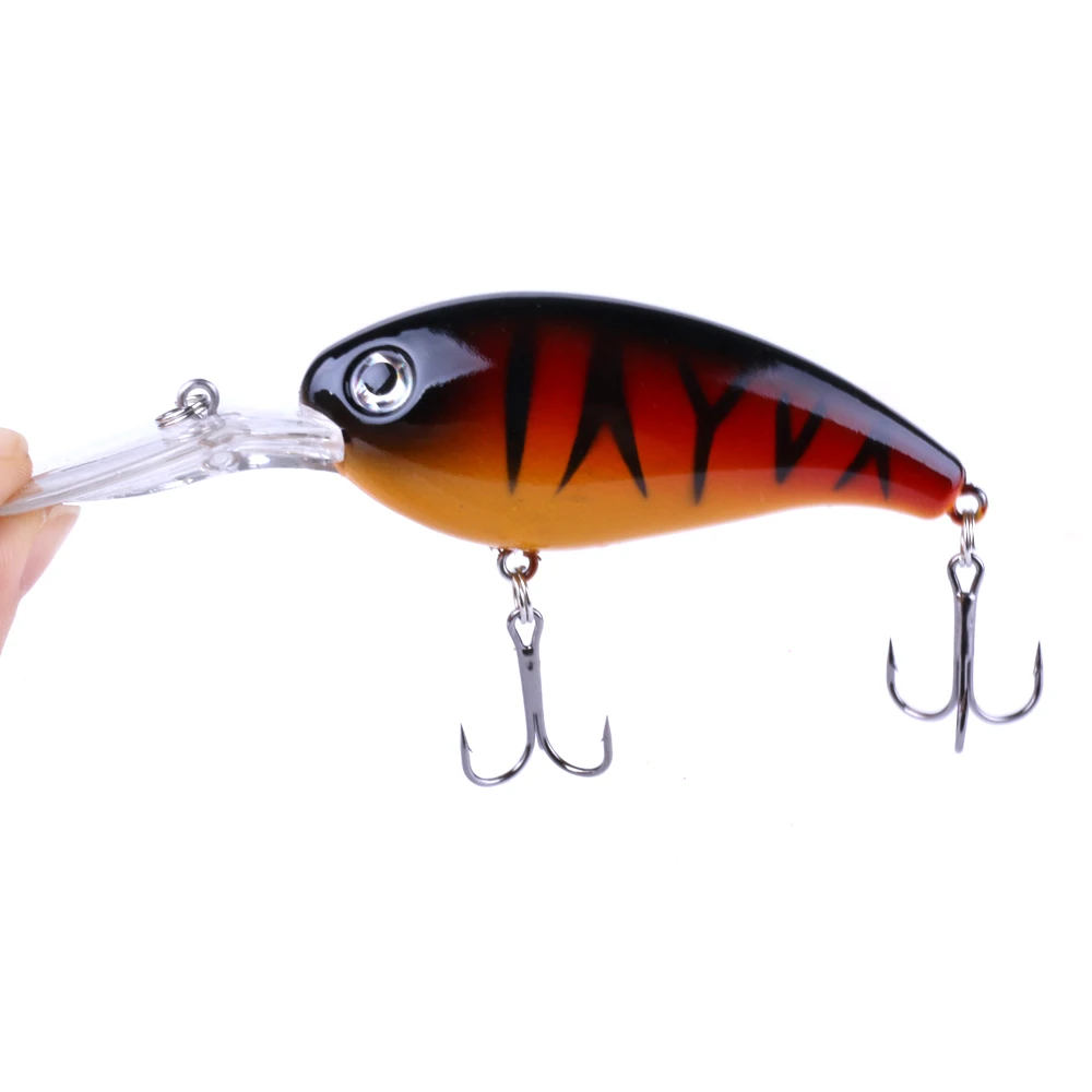 

2018 New 1PCS big Crankbait fishing Wobblers Tackle 14g 10cm pesca Swim Crank Bait Bass Fishing Lure pike perch Isca