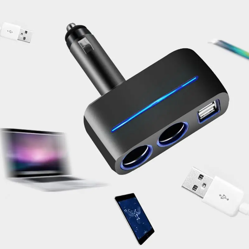5 В/3 А двойной USB порт 2 полосная Автоматическая розетка для автомобильного