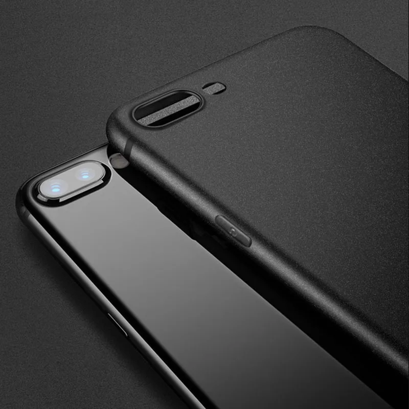 Ударопрочный ультра тонкий чехол для OnePlus 5 5T 6 6T из песчаника матовый резиновый