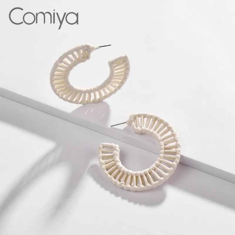 Comiya Personality Stud Earrings For Women Handmade Accessories Pendientes Big Earring Boucle Doreille Femme Wholesale | Украшения и