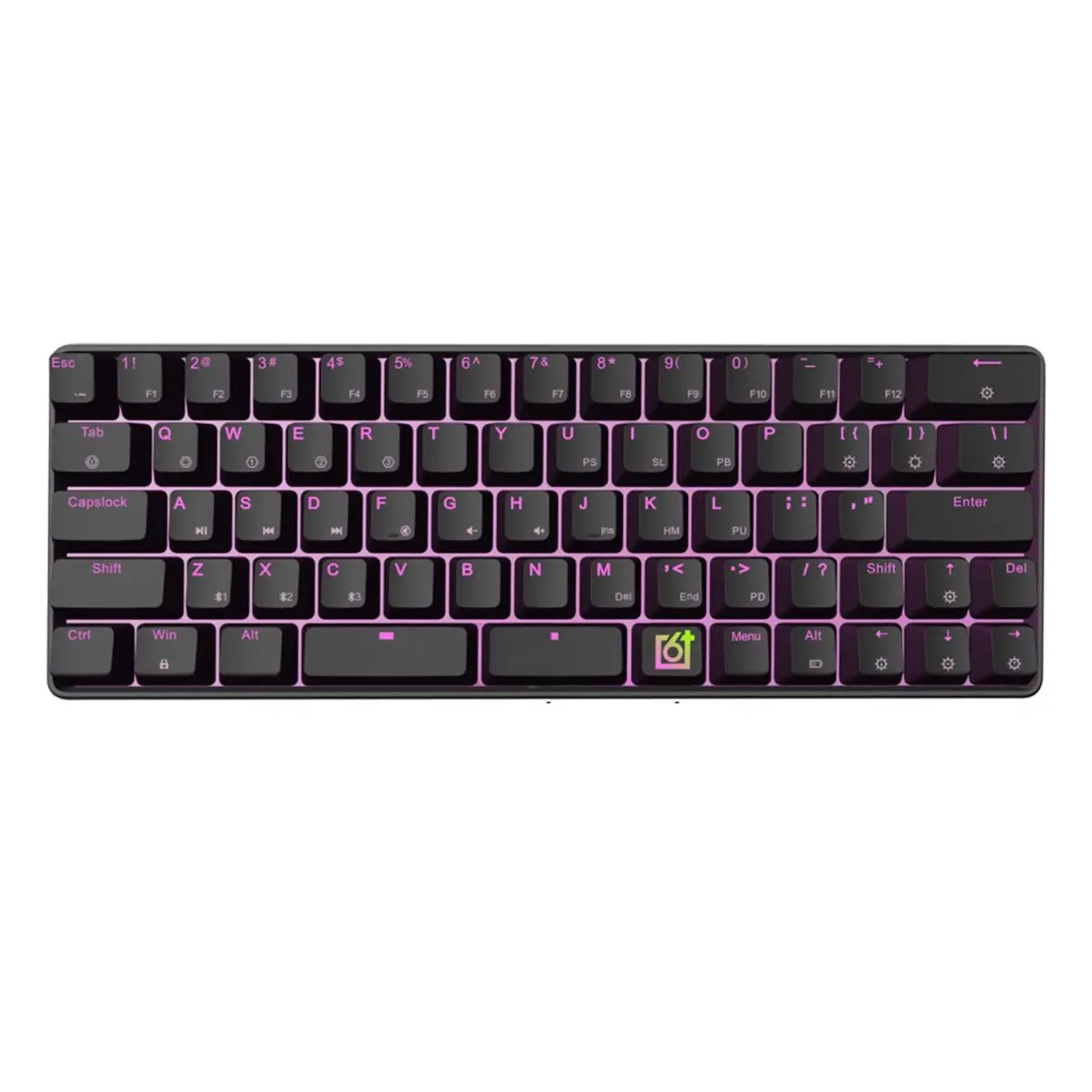 Оптический переключатель Gateron GK66 bluetooth двойной режим раздельная клавиатура