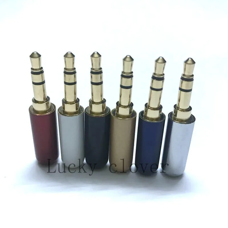 10 шт. 3 полюсный Медный позолоченный стерео мини разъем 5 мм|connector 3.5mm|connectors goldconnector