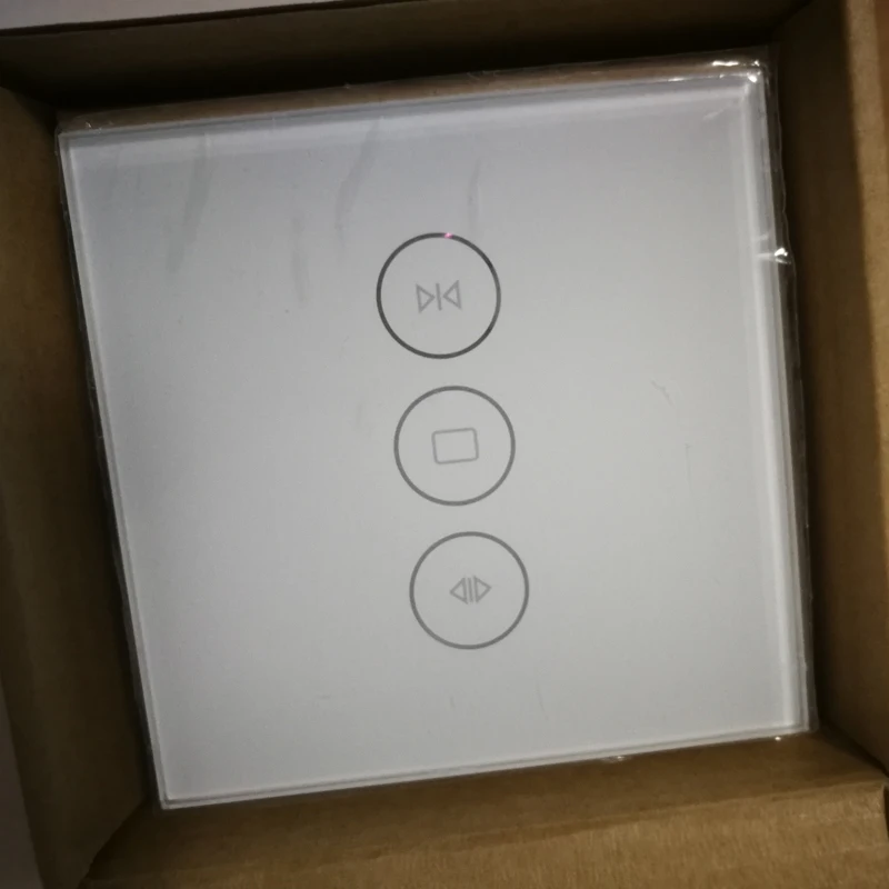 Wi-Fi Curtain Switch Uk/EU Glass Panel Smart Mobile Control Via Tuya App Work with Amazon Alexa Google Home for | Обустройство дома