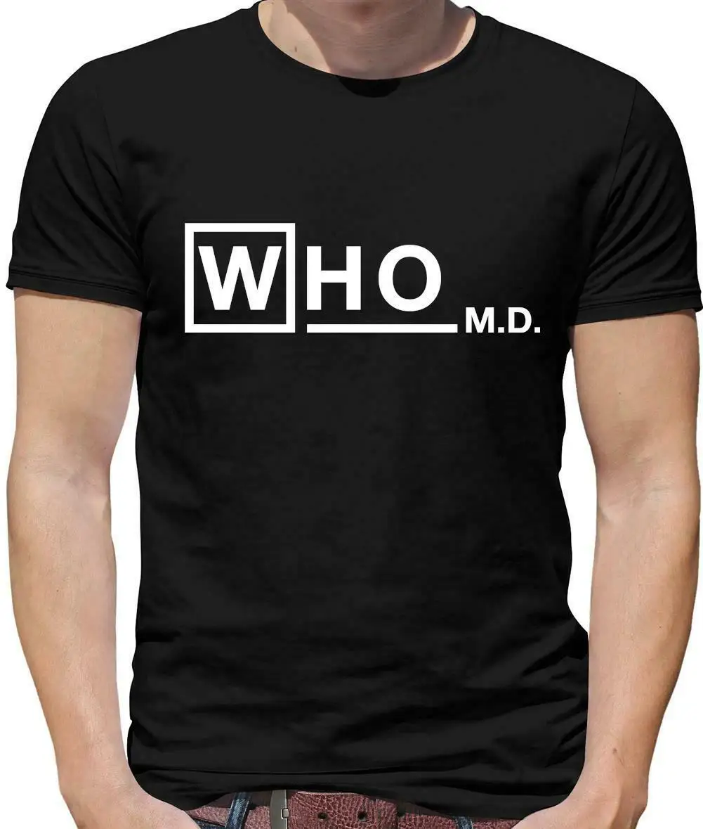 Мужская футболка Who Md Doctor TV House Dr Parody Hugh Laurie|Мужские футболки| |