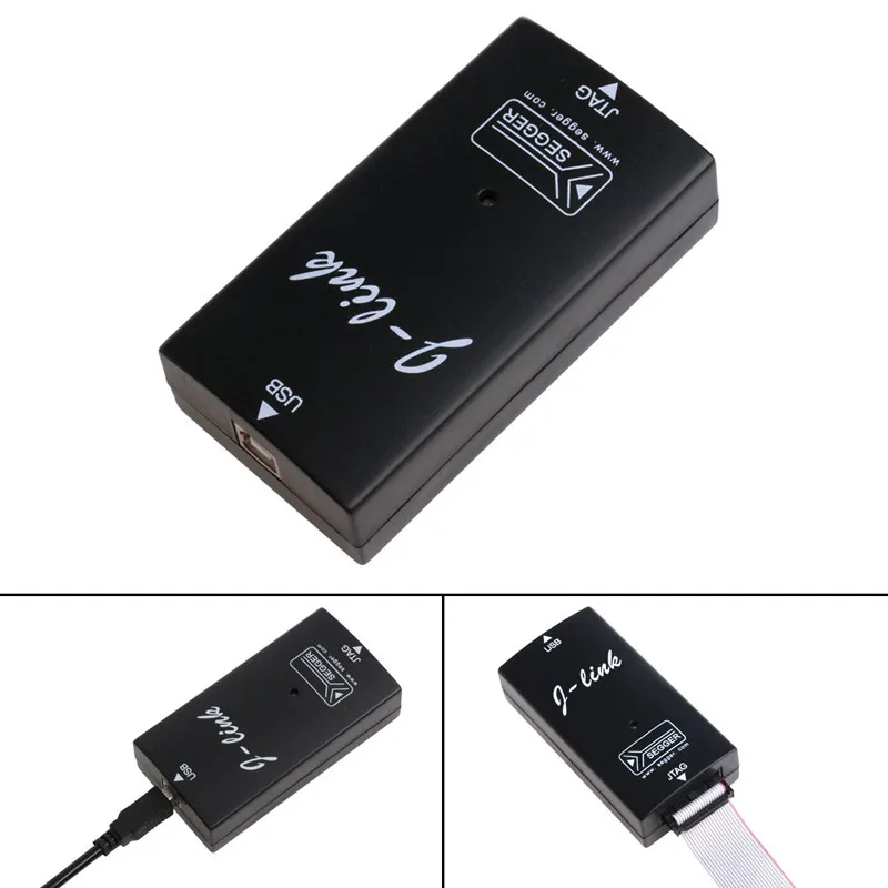Черный пластик ADS IAR STM32 JTAG интерфейс JLINK V8 отладчик ARM ARM7 эмулятор Cortex-M4/M0