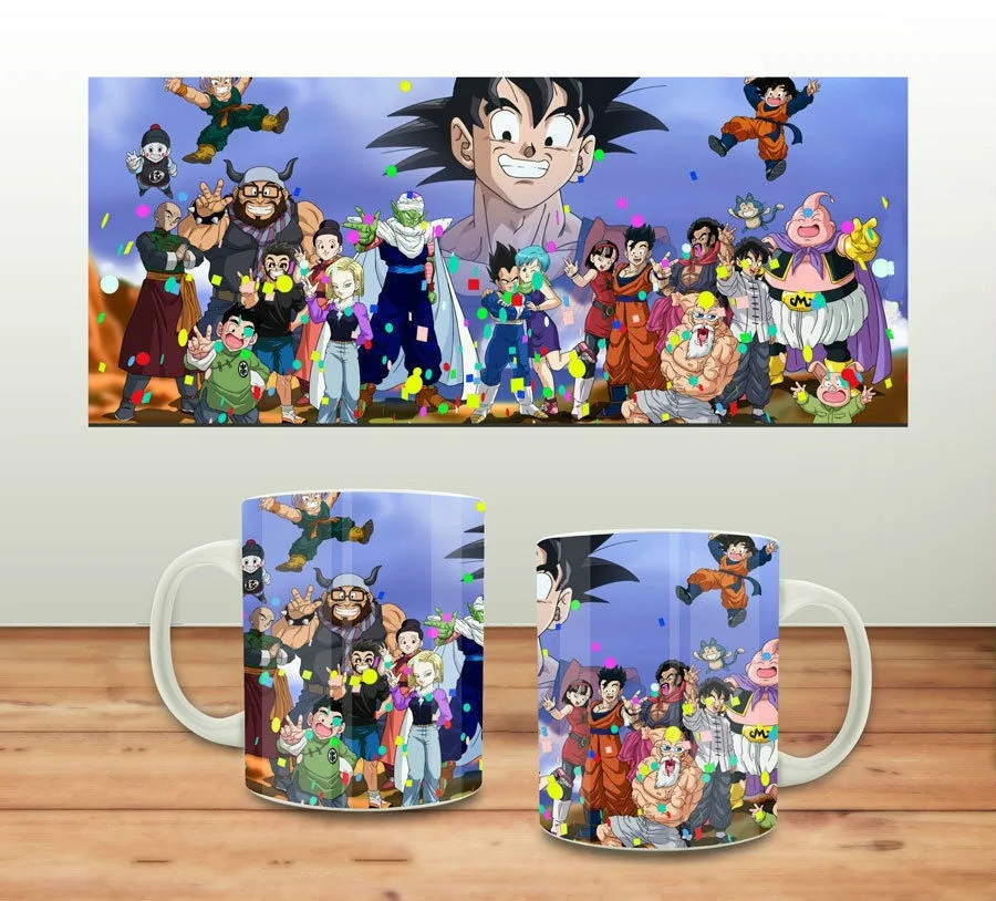 Кружка с кисточками манги «Жемчуг дракона Z сын Goku vegeta Picolo и рисунком с надписью «Boo мистер Сатан Bulma Кофе кружка