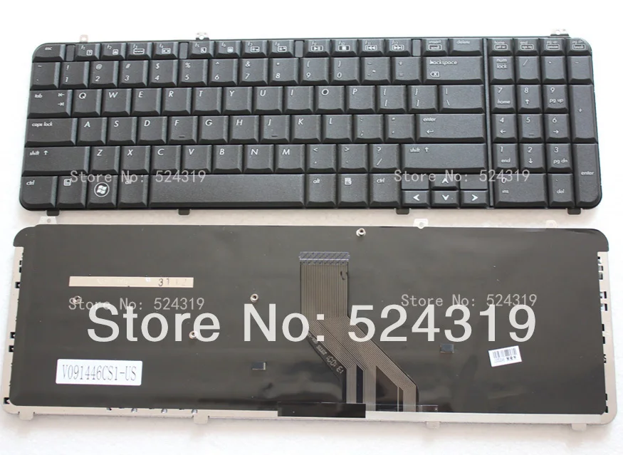 Клавиатура для ноутбука HP новая клавиатура DV6 1000 1300 1331TX раскладка клавиатуры