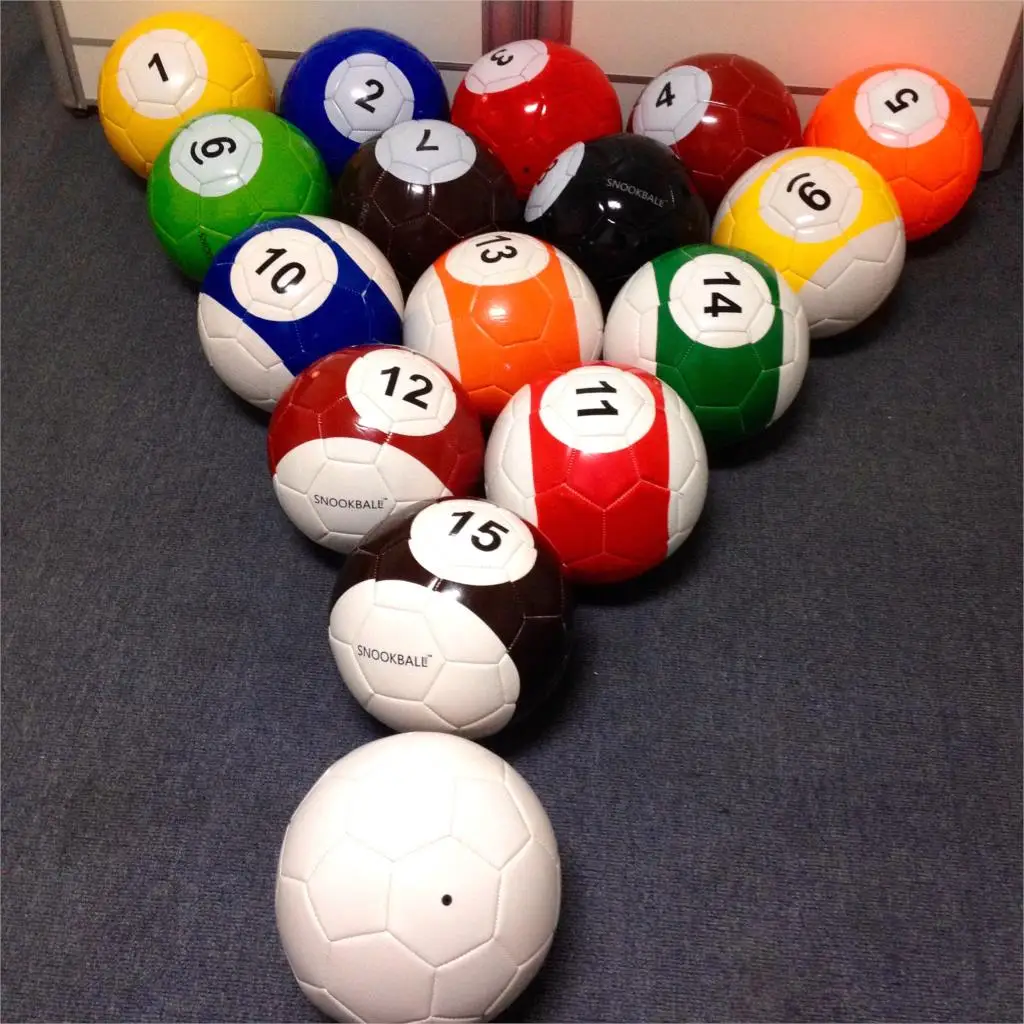 3 #16 шт Gaint Snooker Soccer Snook Ball 7 дюймов в Snookball игра огромный Бильярд бассейн Футбол
