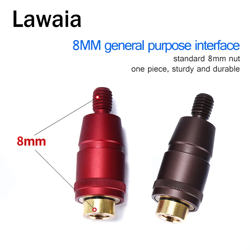 Lawaia Fish Dip Net Connector 8MM Netting Head General Purpose Dip Net Quick Release Anti-rotation Connector Net Fitting Adapter enlarge
