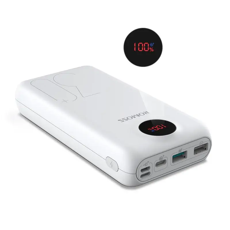 

Пауэрбанк SW30 Pro, 30000 мАч, PD QC 3,0, быстрая зарядка, портативный внешний аккумулятор, светодиодный дисплей, для телефонов и планшетов