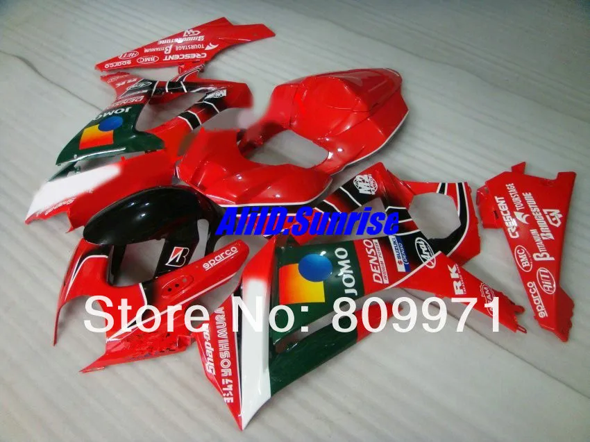 S439 классический JOMO красный полный обтекатель для SUZUKI GSXR1000 2007 2008 GSX R1000 07 08 K7 2008|full