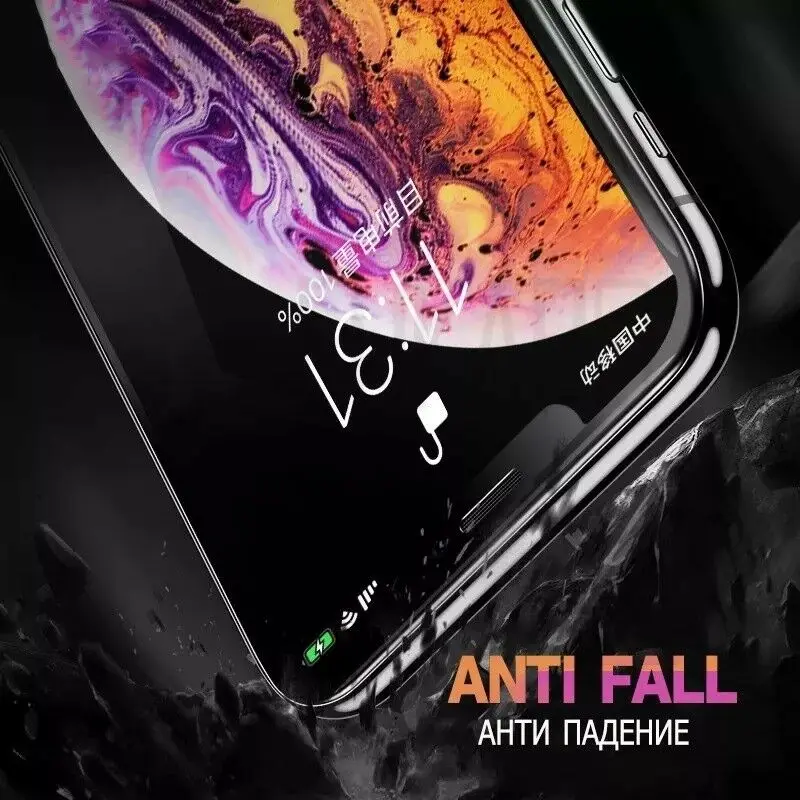 Закаленное стекло для iPhone X XR Xs Max 8 7 6s plus 5 дюйма 6 1 10 шт. | Мобильные телефоны и