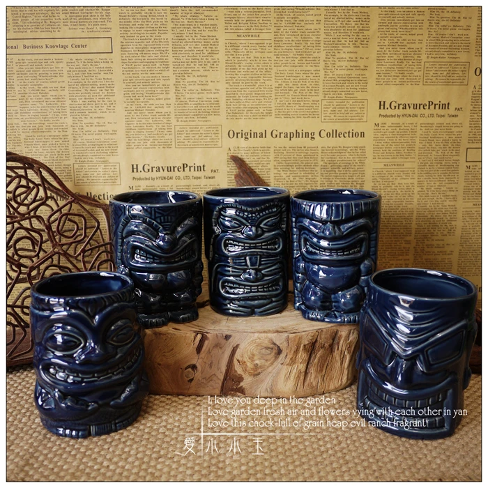 5 стилей коллекция предметы мебели для бара ограниченная серия чашка маори Тики