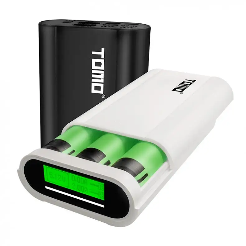 TOMO T3 USB Li Ion интеллектуальное зарядное устройство Портативный ЖК Смарт DIY банк
