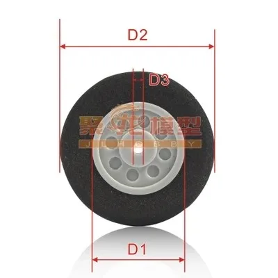 4 шт./лот губчатые колеса D25mm ~ D110mm для RC Gas /Nitro самолет главные Бесплатная