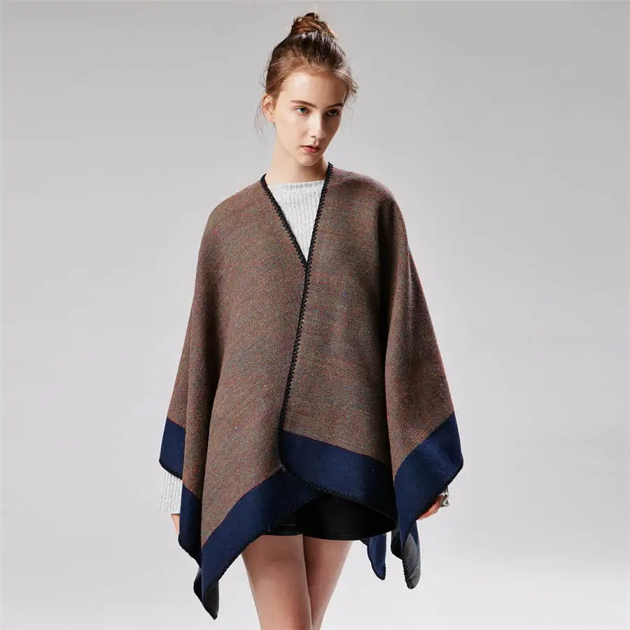 Фото Women Sweater Pulls Overalls fluorescent Blue Pashnima Autumn Winter 2019 New Poncho Blanket for Outdoor Camping 130*150cm Women Sweater Pulls Overalls fluorescent Blue Pashnima Autumn Winter 2019 New Poncho Blanket for Outdoor Camping 130*150cm