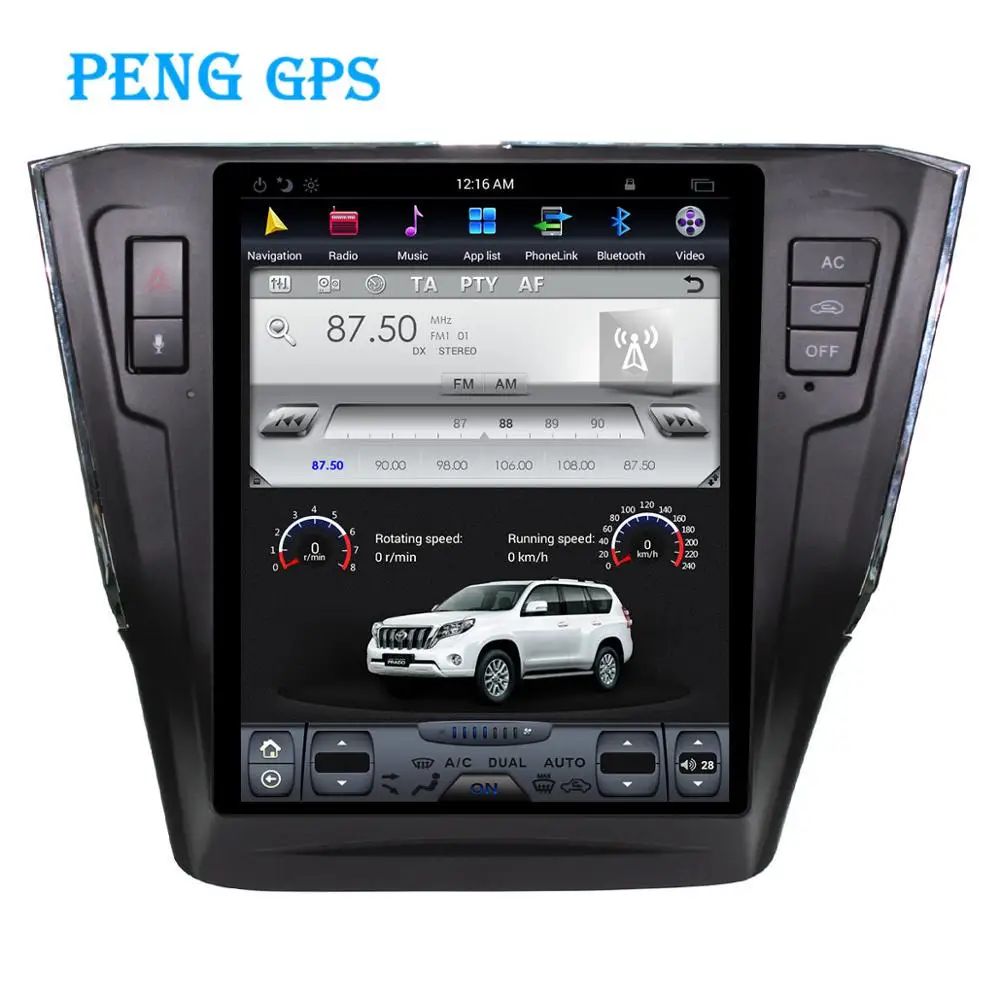 2 + 64G 10 4 &quotTesla вертикальный экран автомобильное радио для Volkswagen/VW Passat 2015 GPS