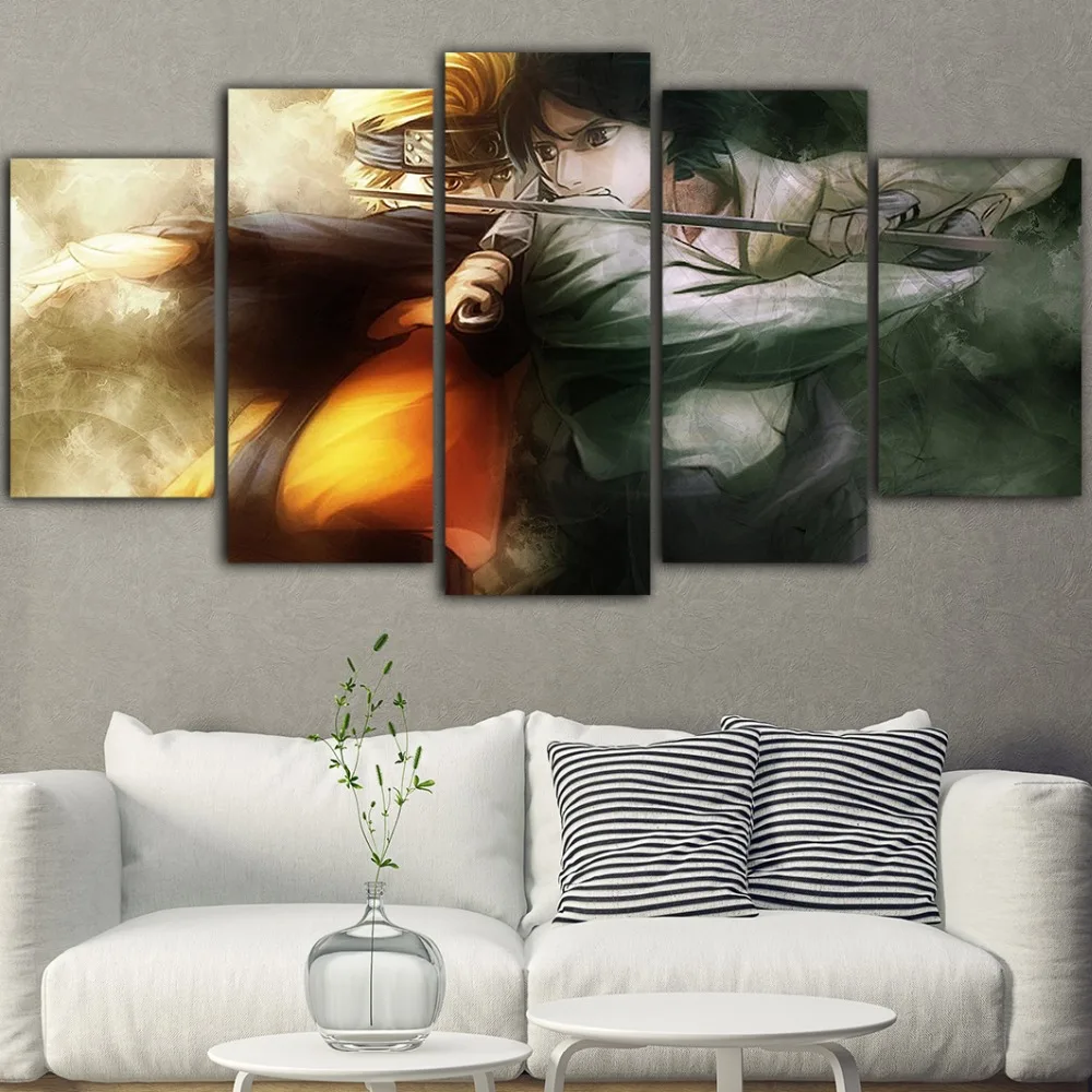 5 шт. горячие аниме постеры Наруто и принты водонепроницаемые чернила табло