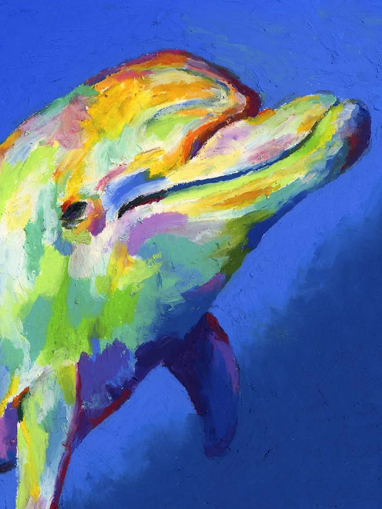 Картина маслом на холсте с изображением симпатичных животных лучшего друга