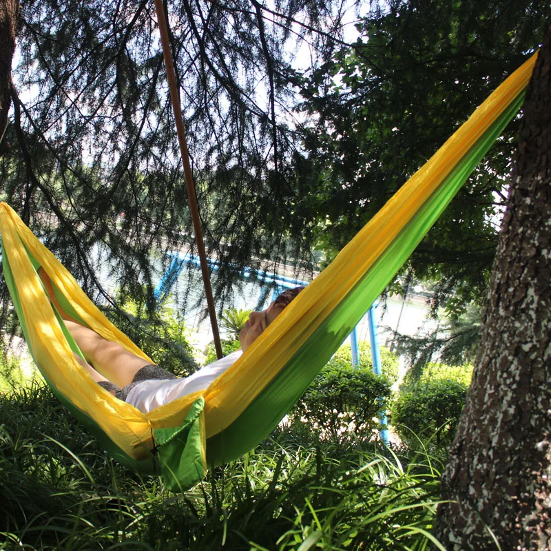 SAMIBULUO летний гамак портативный нейлоновый с подвесными ремешками на дереве