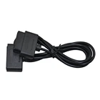 Высококачественные черные удлинительные Кабельные шнуры для S-N-E-S игровой джойстик