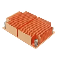 1u server cpu cooler computer radiator copper heatsink for intel lga 2011 rectangle passive cooling