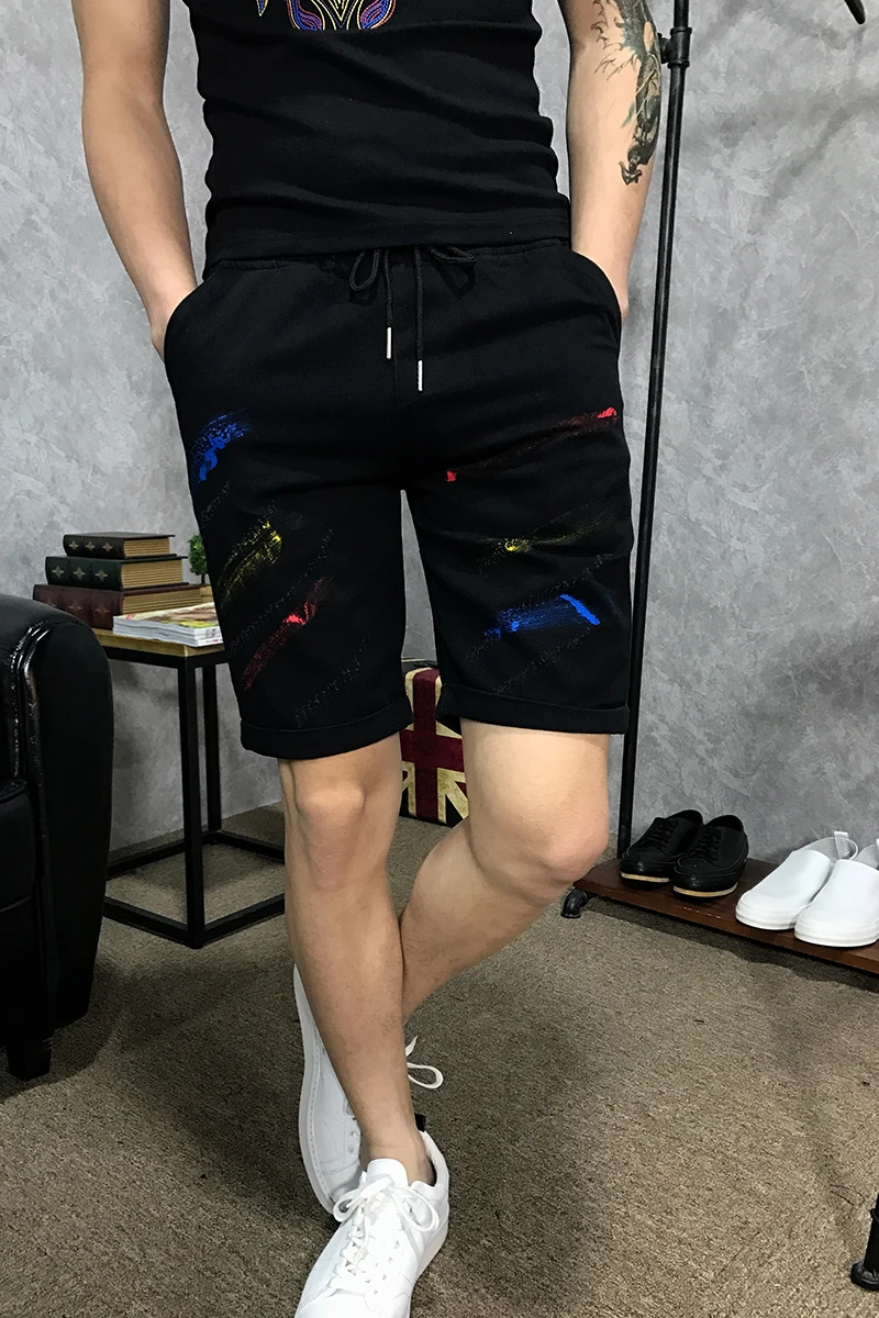 Новая мода горячая Распродажа бренд 2017 летние мужские повседневные хлопковые