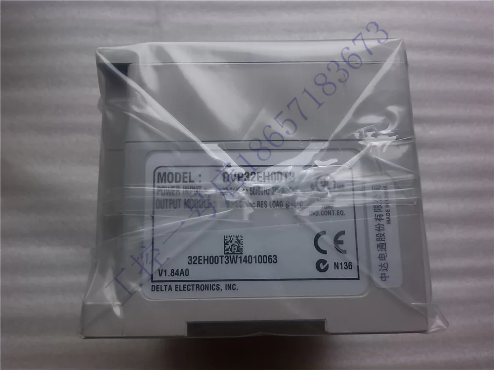 Freeshipping Original Delta PLC controller DVP32EH00R3 EH3 series 100-240VAC 16DI 16DO relay output in box |
