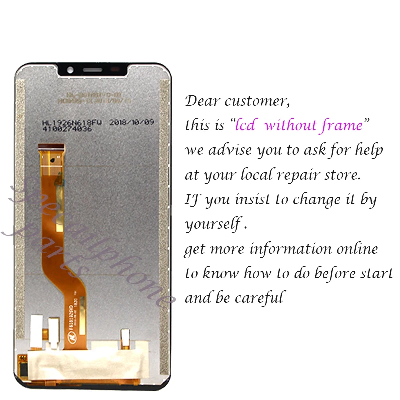 Качество AAA 100% тест 6 18 ''для Oukitel C12 Pro ЖК-дисплей и сенсорный экран замена для LCD