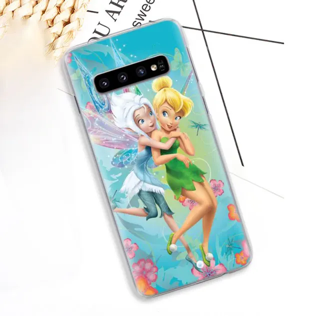 05 «Динь-Динь» Tinkerbell аниме телефонные чехлы для samsung Galaxy S10e S10 плюс S8 S9 плюс S6 S7 край A40 A50 A70 M20 чехол Coque - Цвет: 05