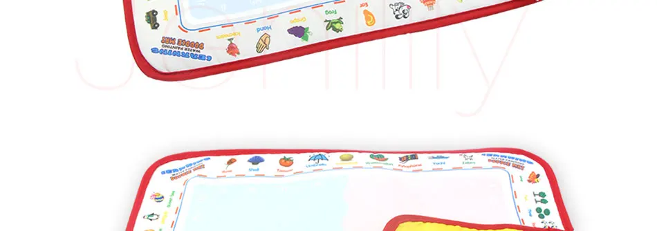 Jenilily 39X29 см 4 цвета детская вода, рисование, живопись коврик с 1 волшебной ручкой Рисунок Игрушки коврик каракули доска подарок для детей