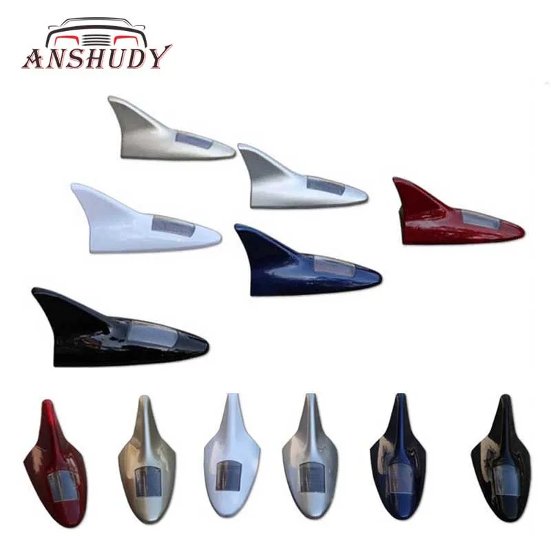 Автомобильный светодиодный солнечный стробоскоп Акула сигнальная лампа